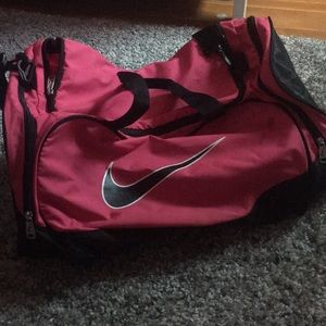 A Nike gym/sports bag